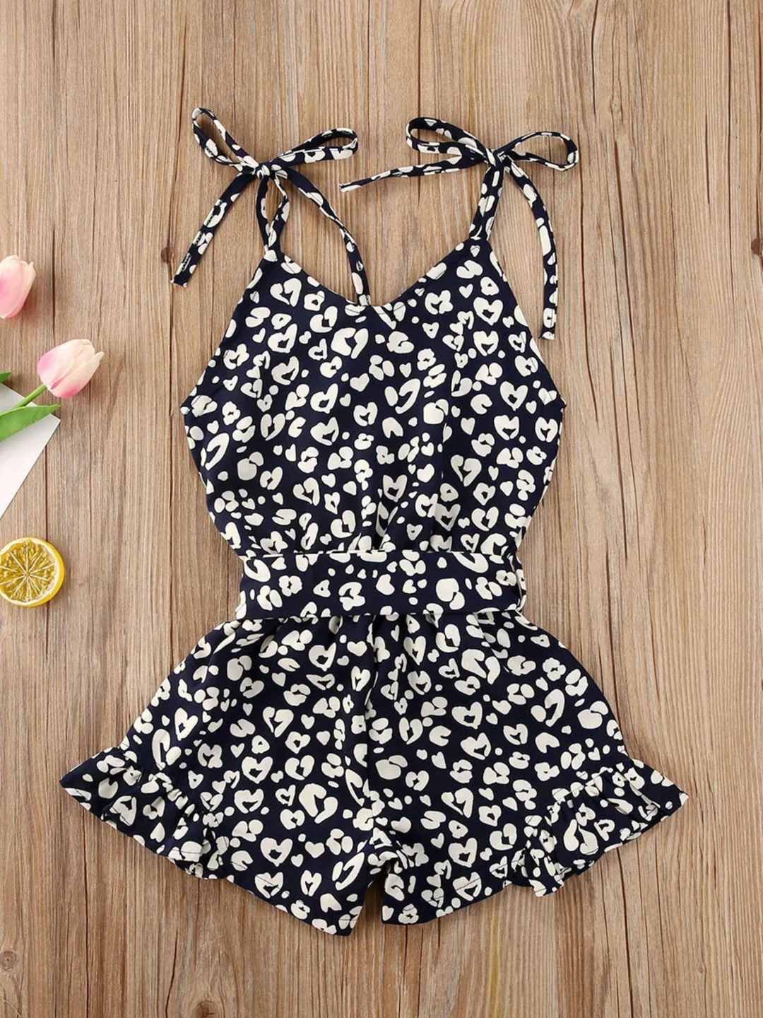 Wild & Cute Leopard Print Sleeveless Romper