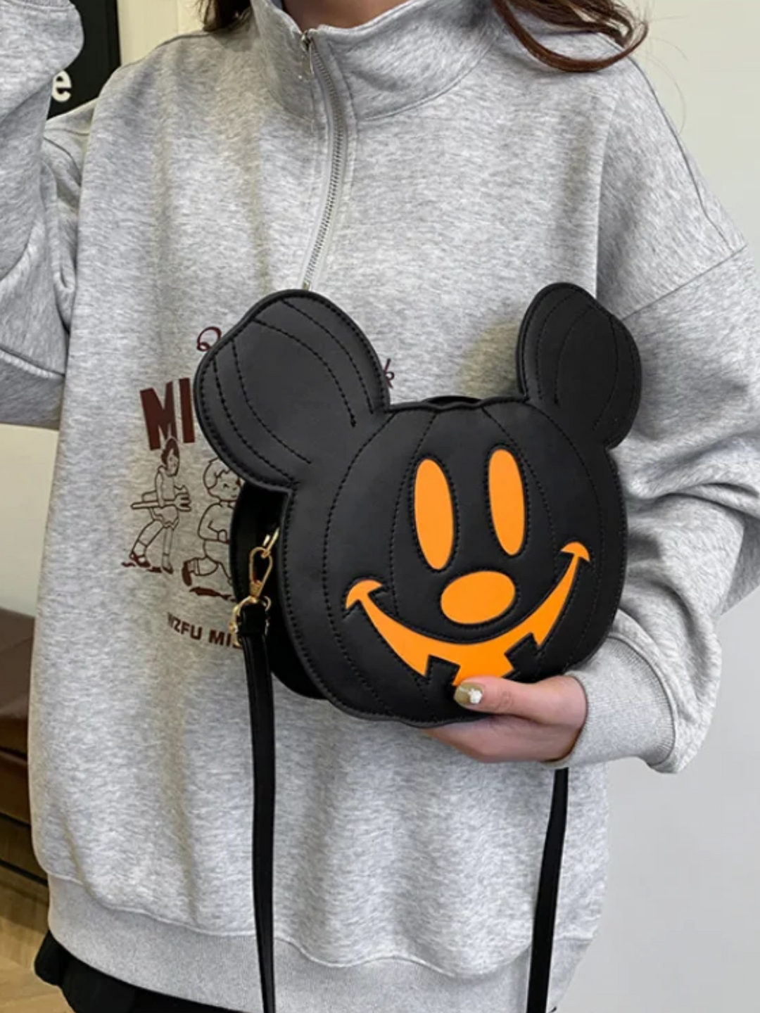 Halloween Pumpkin Crossbody Bag