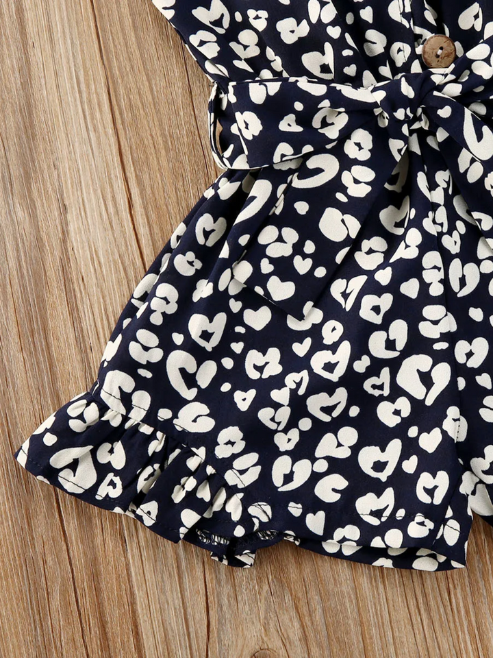 Wild & Cute Leopard Print Sleeveless Romper
