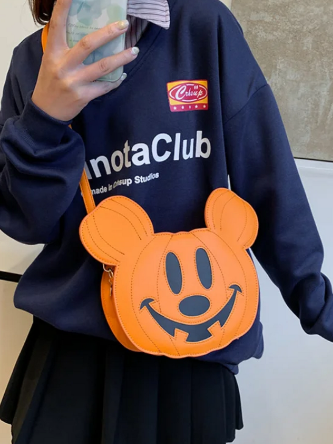 Halloween Pumpkin Crossbody Bag