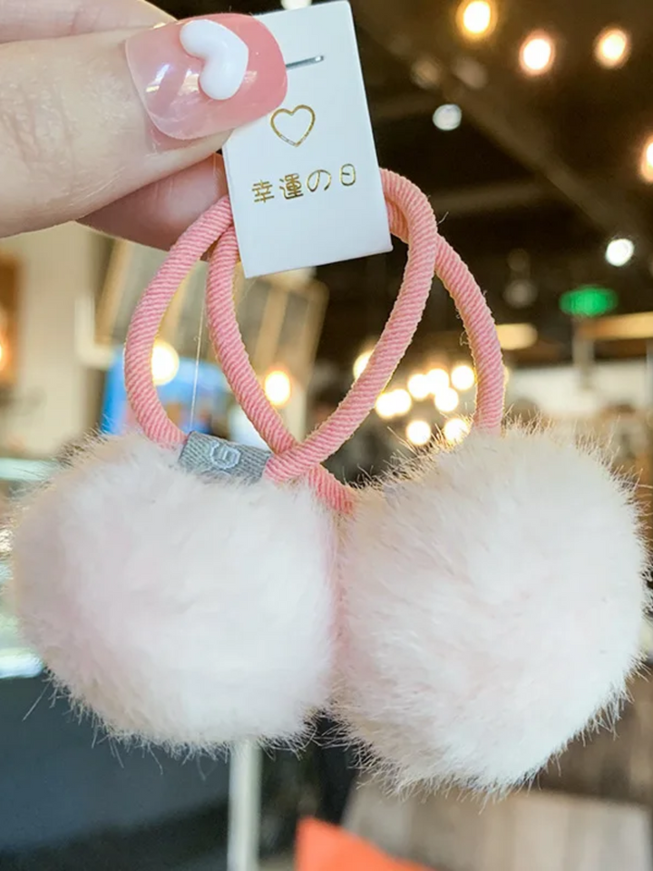 Playful Pom Pom Hair Ties