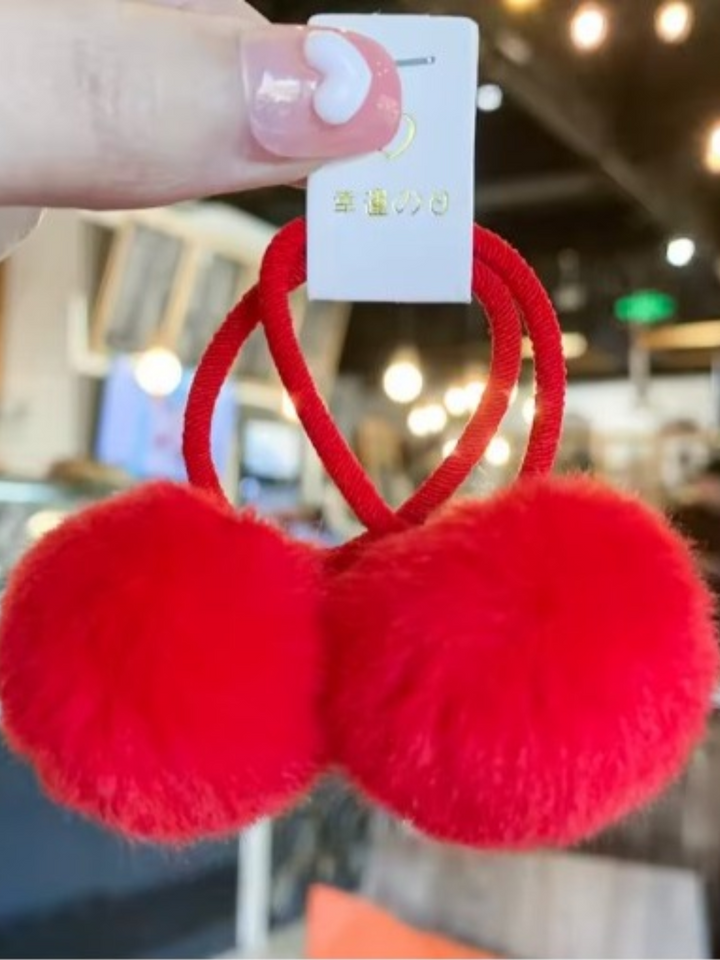 Playful Pom Pom Hair Ties