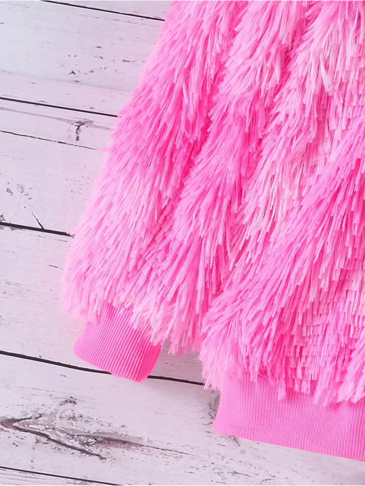 Petite Luxe Plush Fur Winter Coat