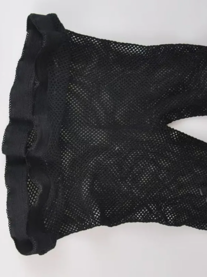 Girls Bow Fishnet Tights