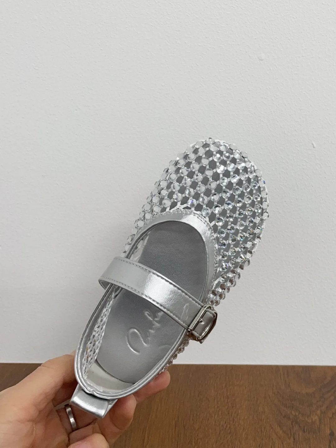 Sparkling Steps Rhinestone Jelly Ballet Flats