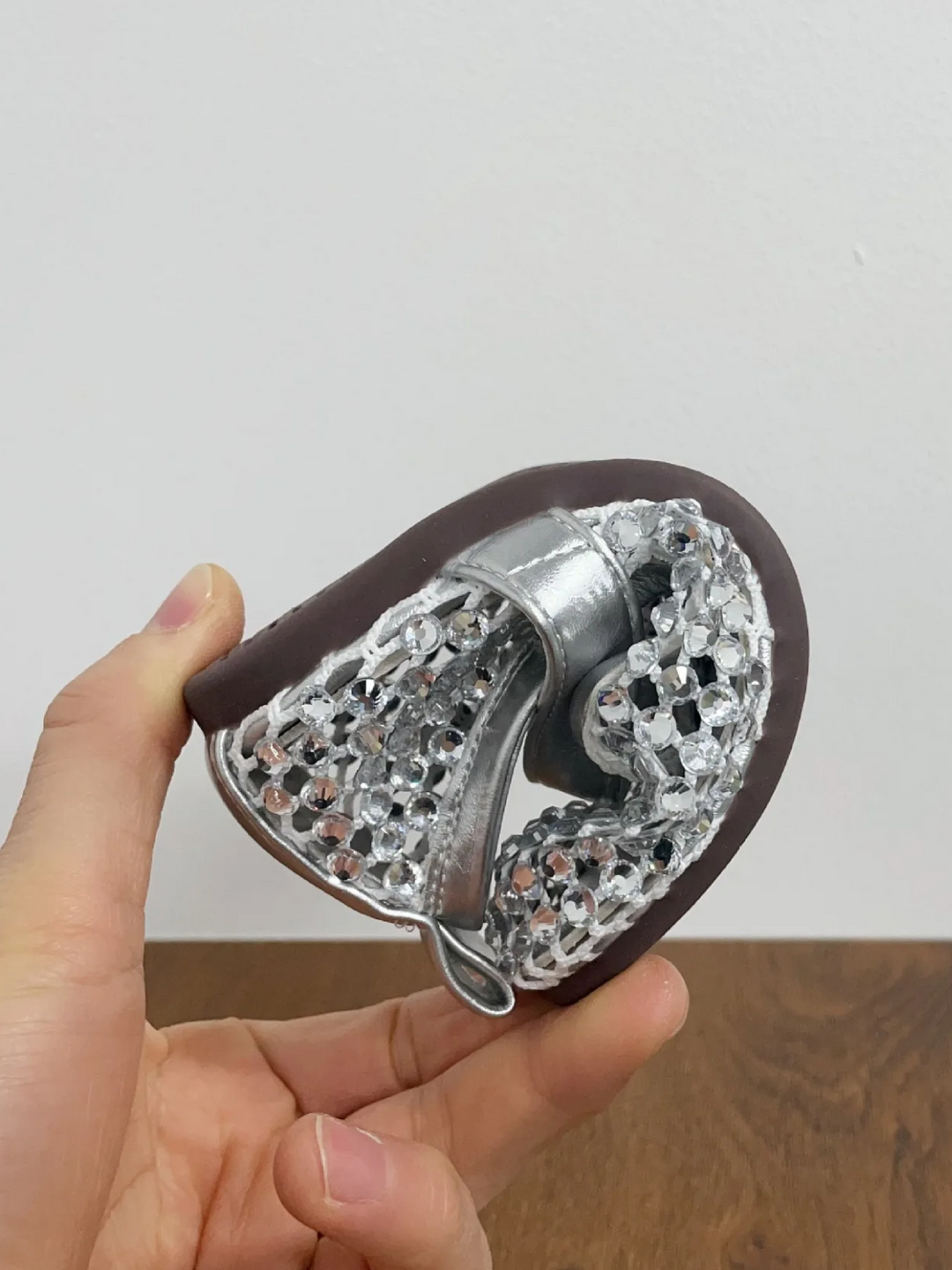 Sparkling Steps Rhinestone Jelly Ballet Flats