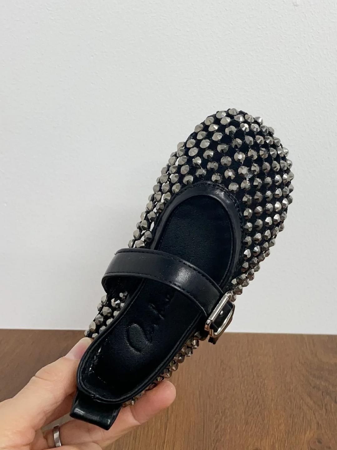Sparkling Steps Rhinestone Jelly Ballet Flats