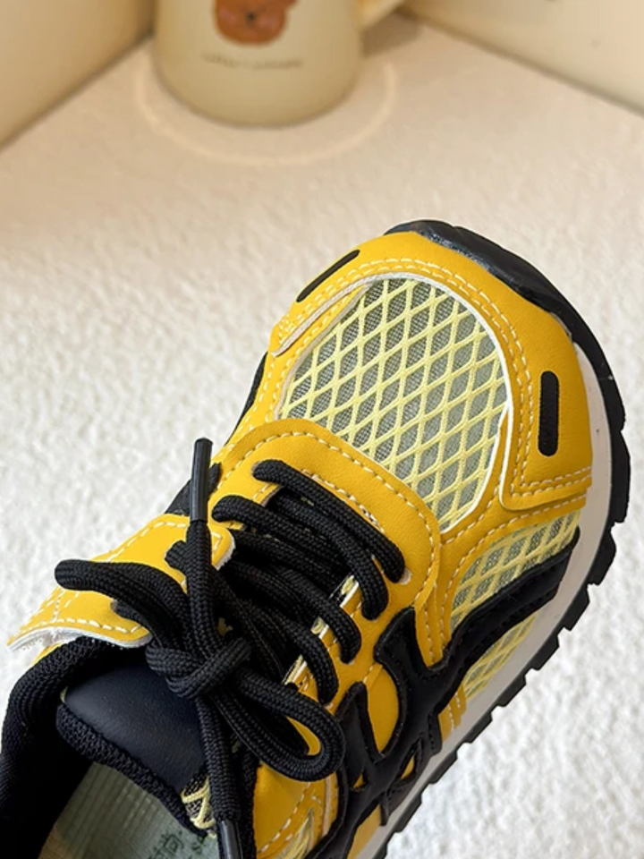 Cute Girls Mesh Grip Sneakers
