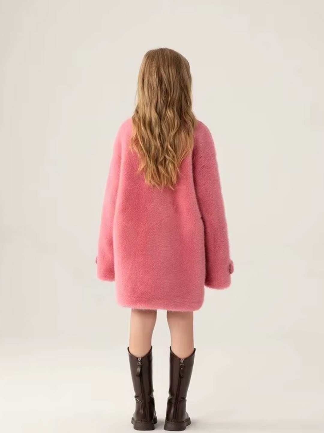 Luxe Charm Faux Mink Winter Coat