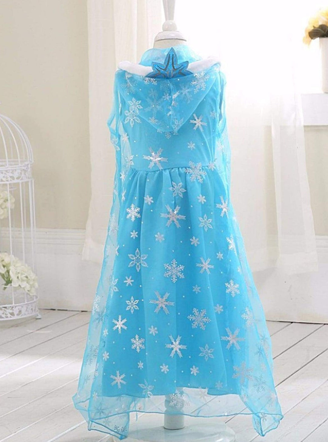 Halloween Costumes | Frozen Inspired Dress & Hood | Mia Belle Girls