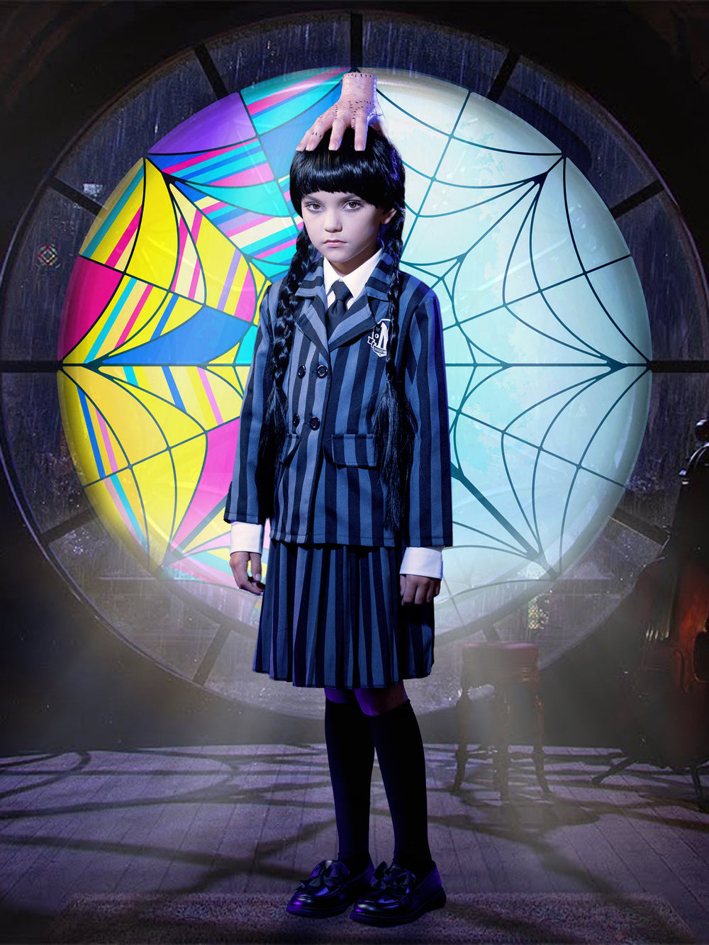 Girls Halloween Costumes | Girls Nevermore Academy Wednesday Uniform